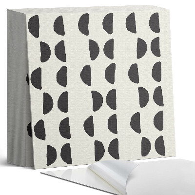 Vinylové dlaždice Půlměsícový design v abstraktní podobě