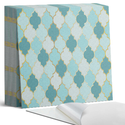 Samolepící dlaždice Dynamické tvary ve vlnité formě