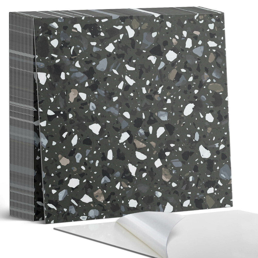 Vinylové dlaždice Kamenný vzor s akcenty