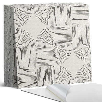 Samolepící dlaždice Abstraktní linie v geometrickém stylu