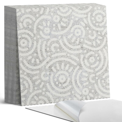 Samolepící dlaždice na podlahu Abstraktní styl linek