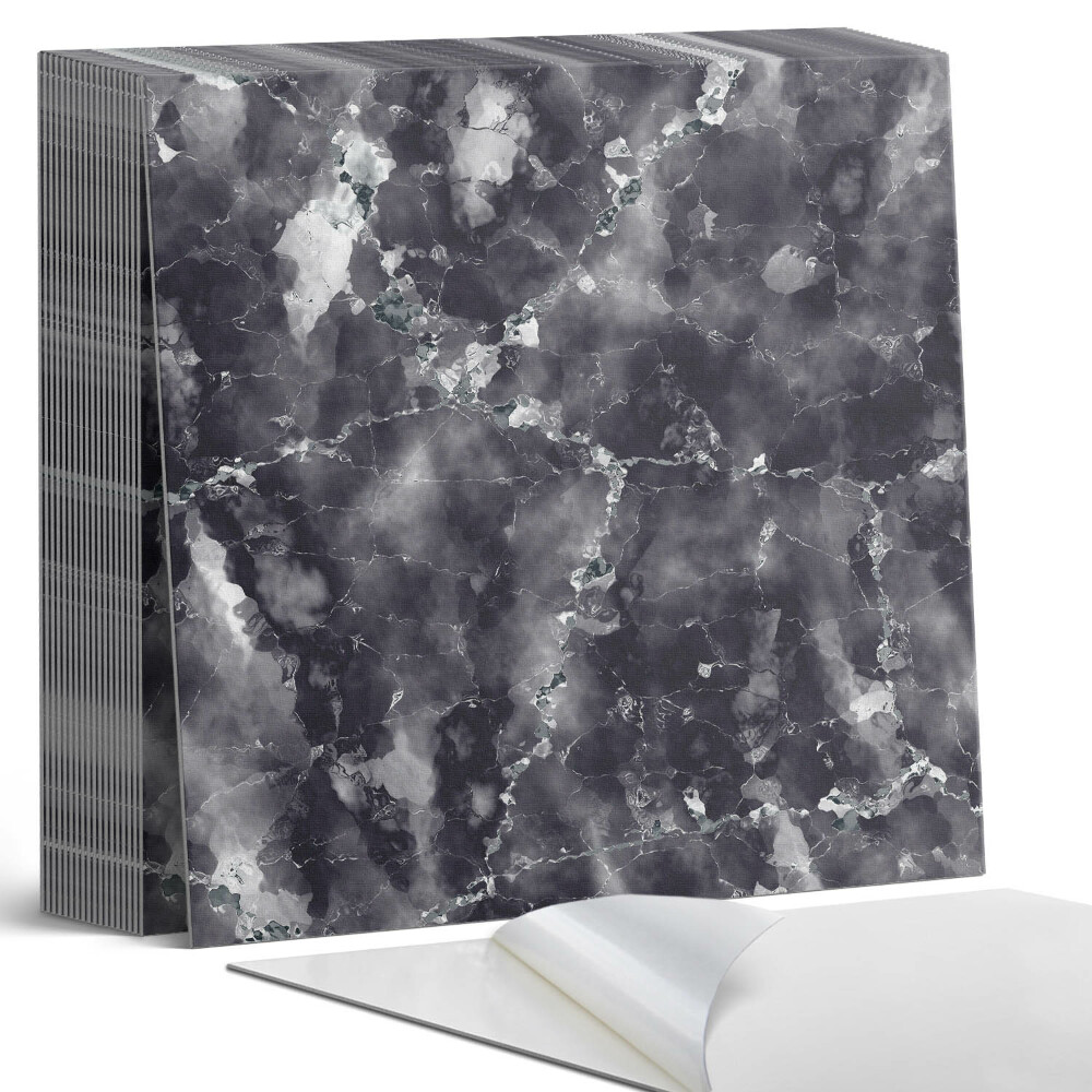 Samolepící dlaždice Mramorová kompozice s jemnými žilkami