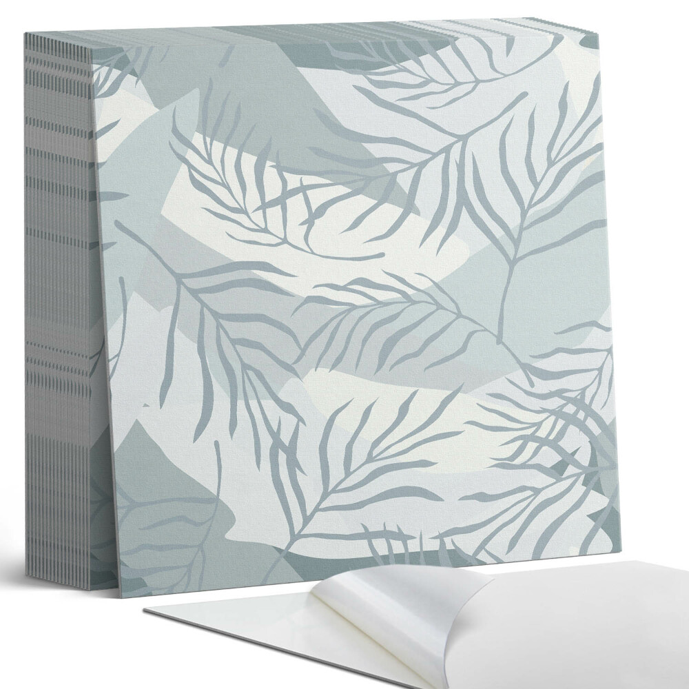 Samolepící dlaždice Tropické listy v uměleckém pojetí