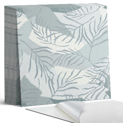 Samolepící dlaždice Tropické listy v uměleckém pojetí