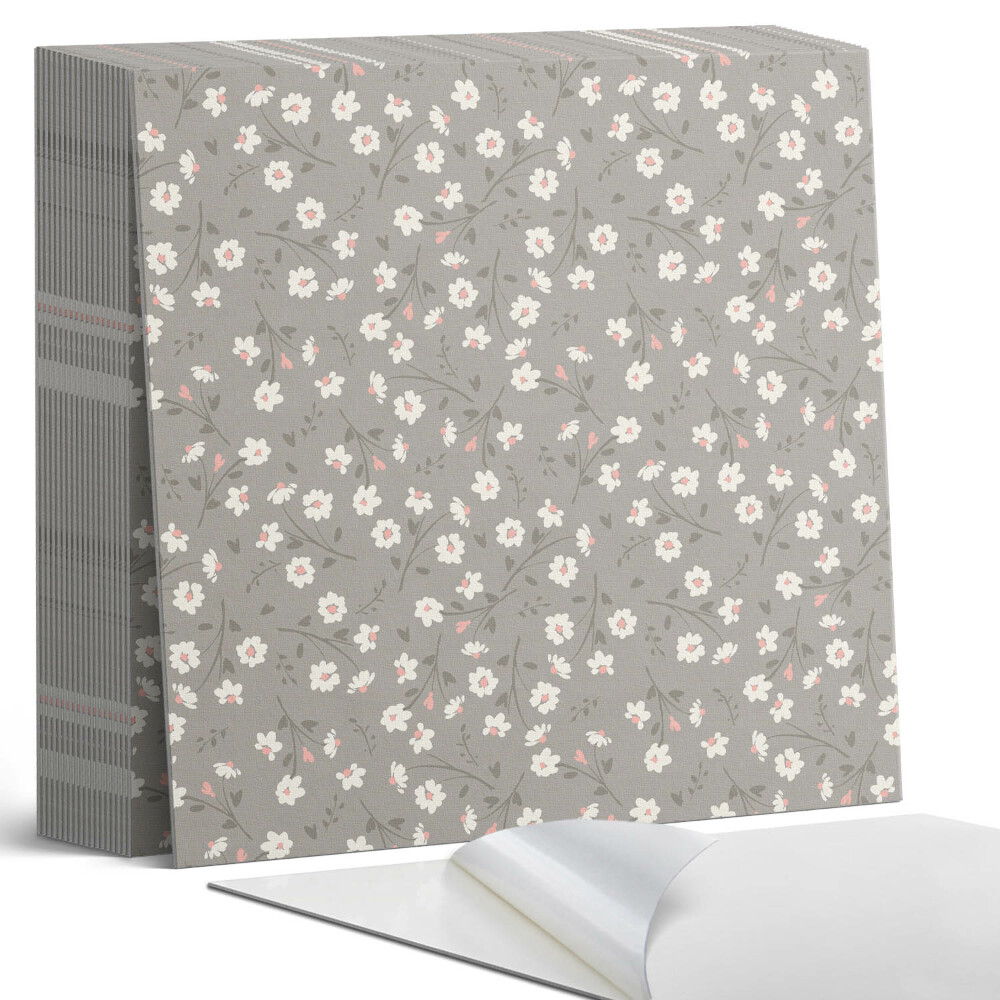 Samolepící dlaždice Květinový design