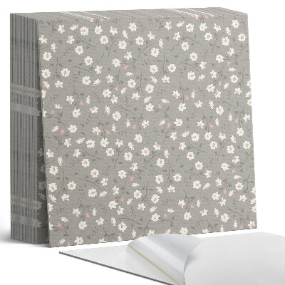 Samolepící dlaždice Květinový design