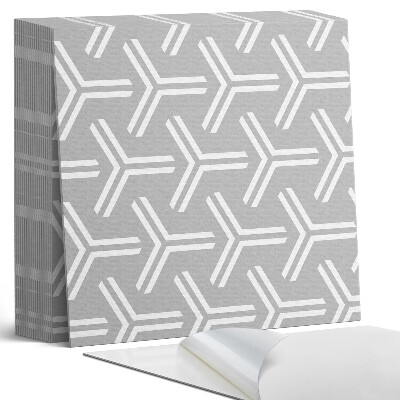 Samolepící dlaždice na podlahu Motiv šípu v geometrickém designu