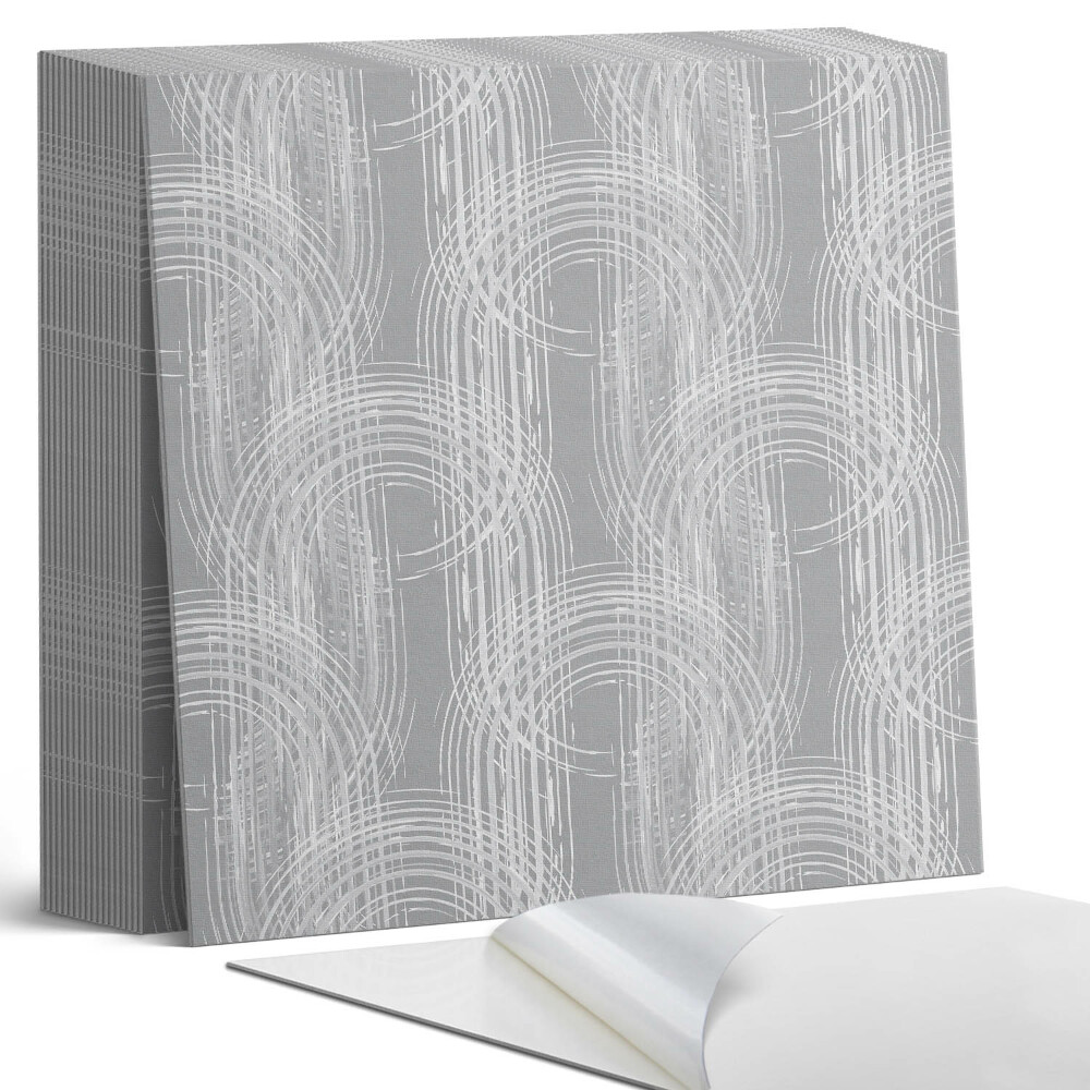 Samolepící dlaždice Dynamické kruhy v neobvyklé kompozici