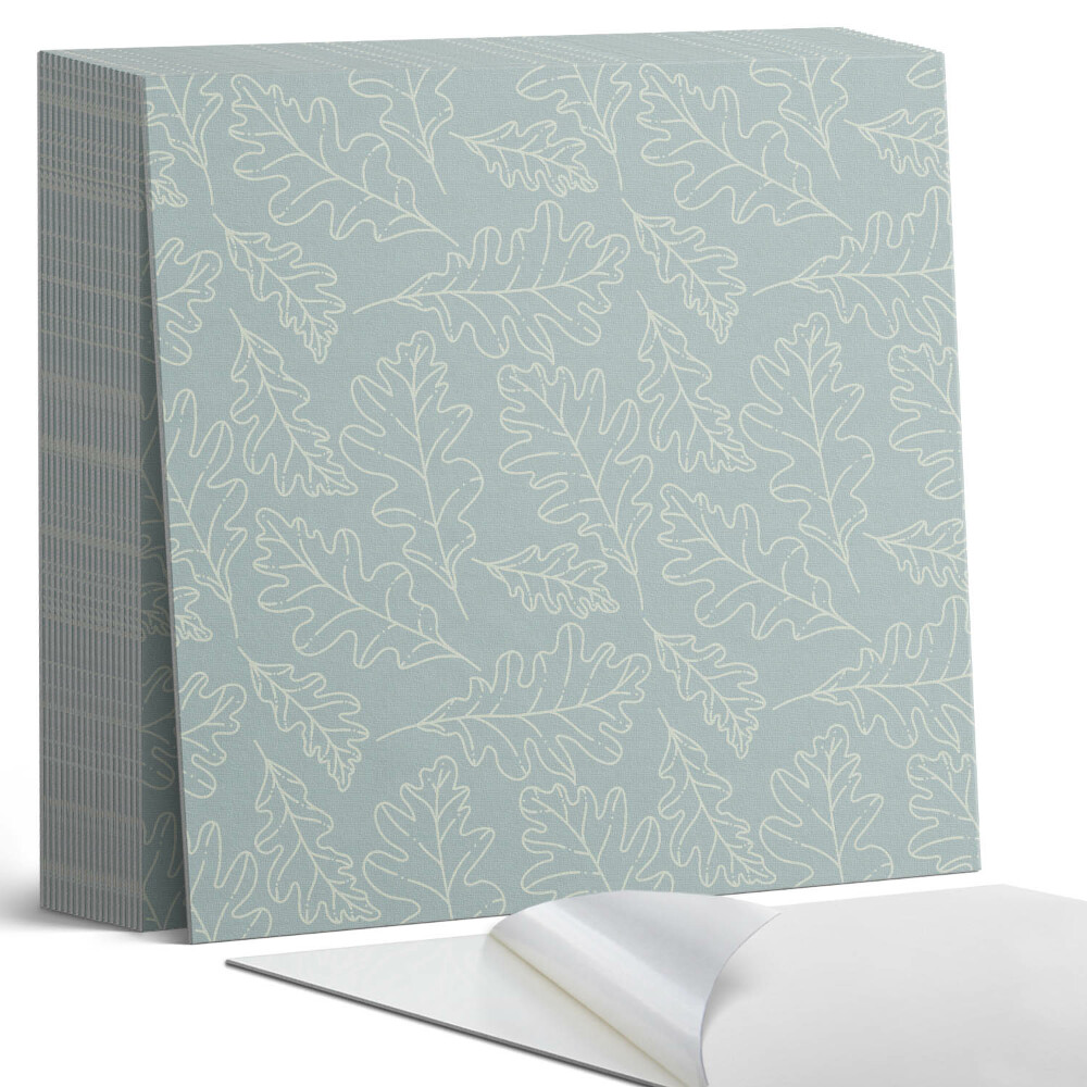 Samolepící dlaždice Motiv listu na světlém pozadí