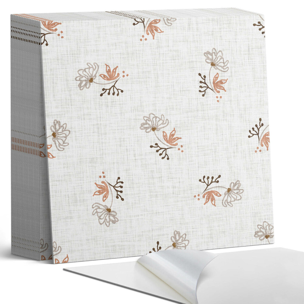 Samolepící dlaždice Květinový vzor