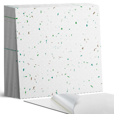 Samolepící dlaždice na podlahu Skvrnitý design v abstraktní podobě