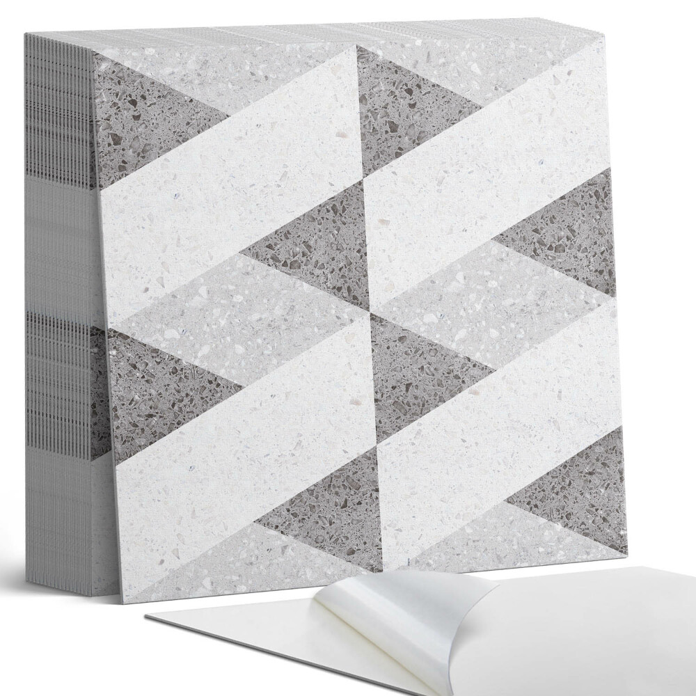 Samolepící dlaždice Hra kontrastů v geometrických tvarech