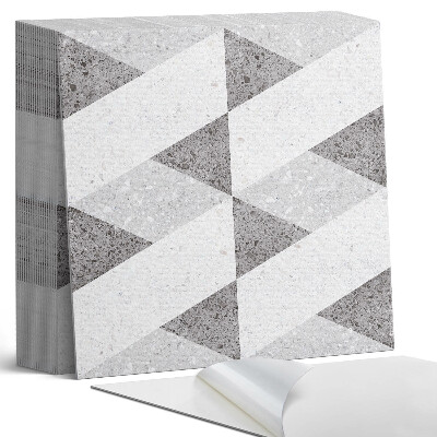 Samolepící dlaždice Hra kontrastů v geometrických tvarech