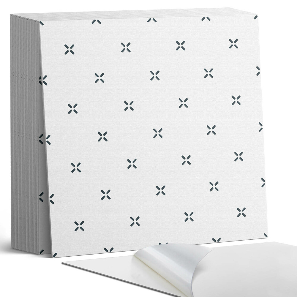 Samolepící dlaždice Stylový vzor křížkové výšivky