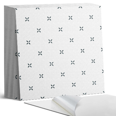 Samolepící dlaždice Stylový vzor křížkové výšivky