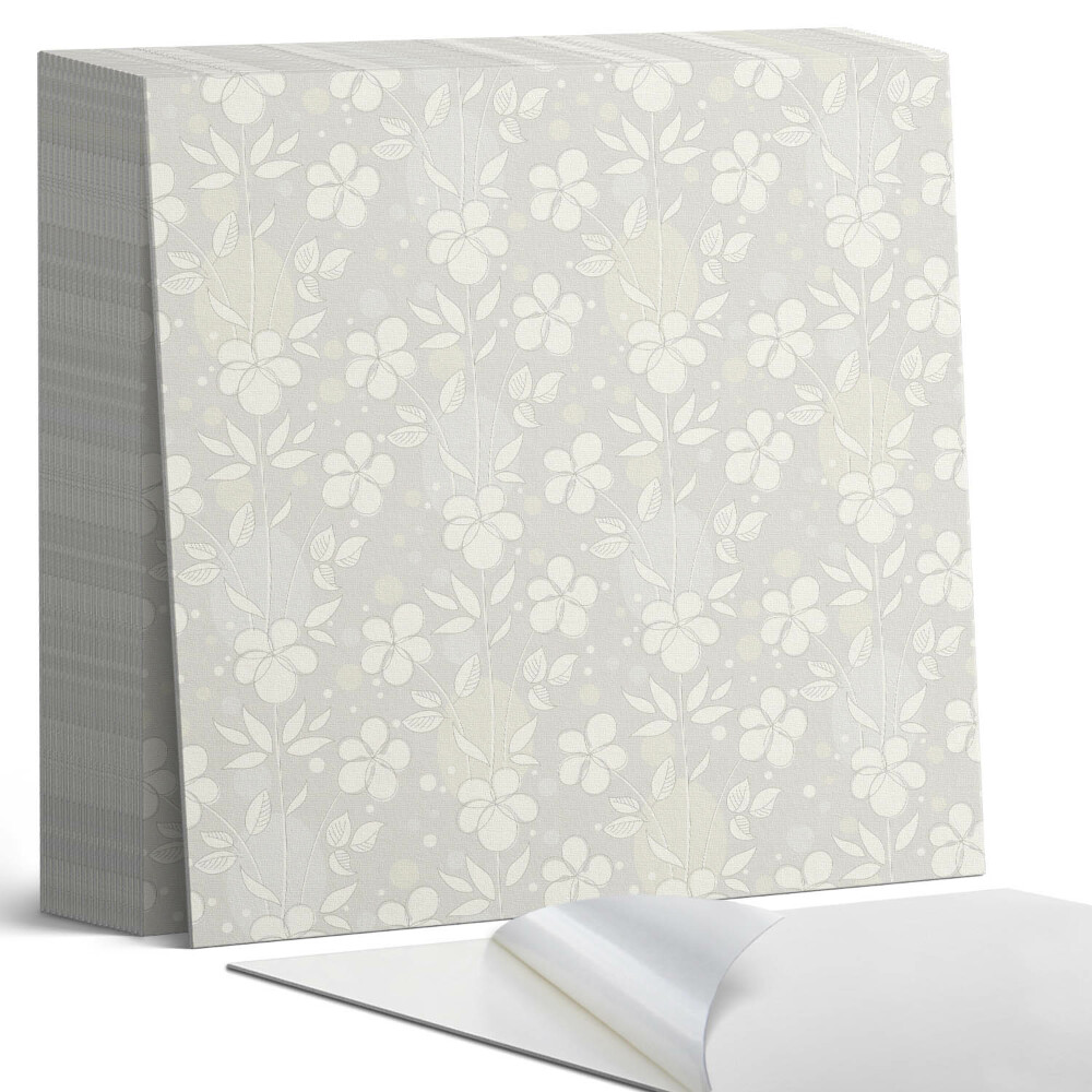 Vinylové dlaždice Květinový vzor