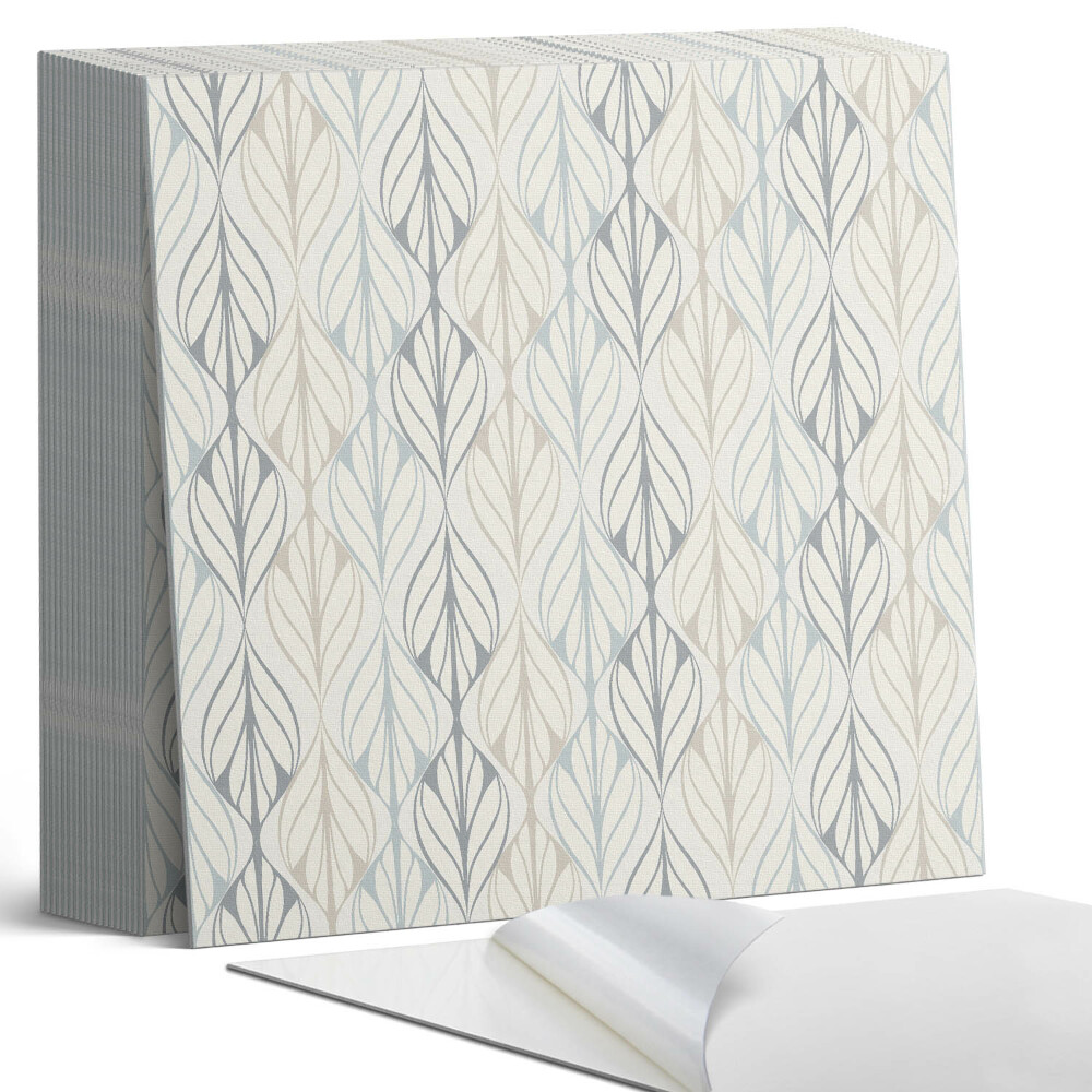 Samolepící dlaždice Listové kosočtverce v jemném vzoru