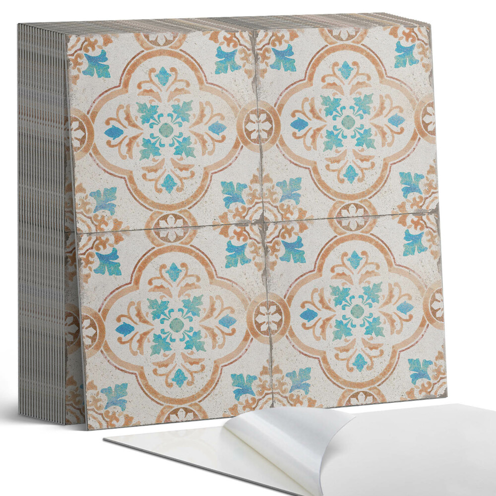 Samolepící dlaždice Květinový dekorativní motiv