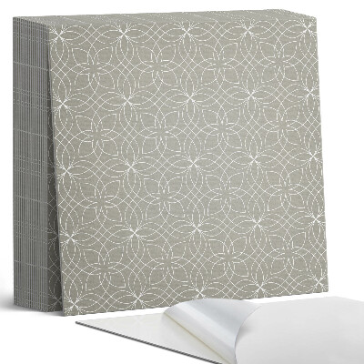 Vinylové dlaždice Květiny v moderní geometrii