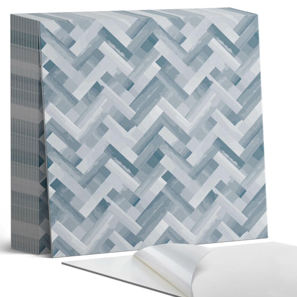 Samolepící dlaždice Cikcakové pruhy