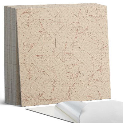 Vinylové dlaždice Vzor zakřivených čar