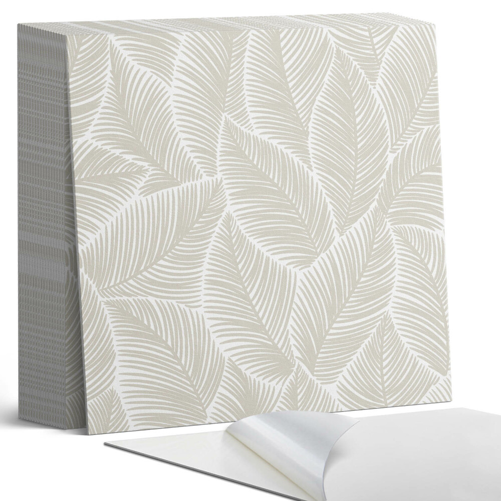 Samolepící dlaždice Listový vzor v umělecké kompozici