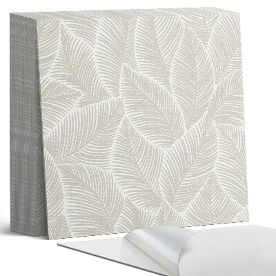 Samolepící dlaždice Listový vzor v umělecké kompozici