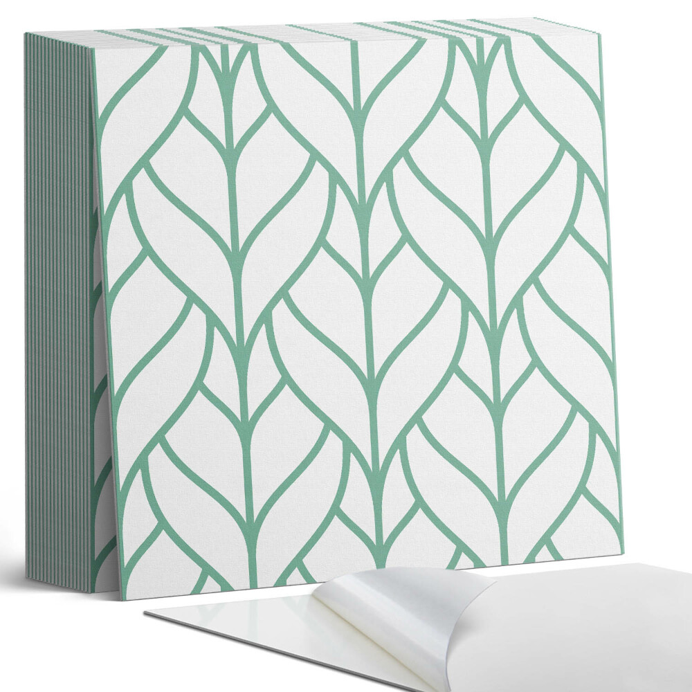 Samolepící dlaždice na podlahu Listový vzor v rovnováze