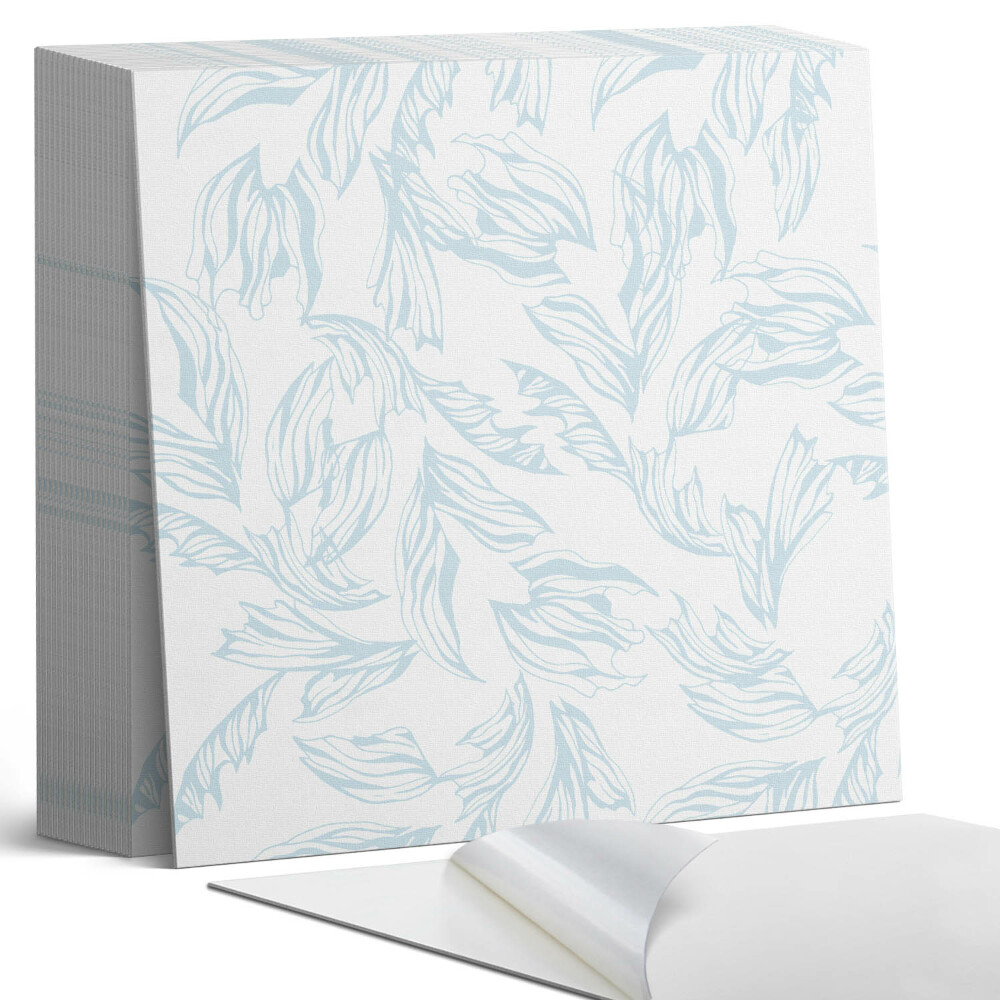 Samolepící dlaždice Jemně vzorované listy