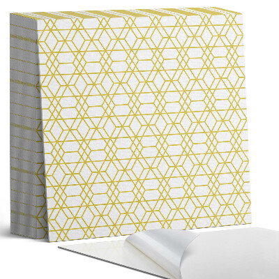 Samolepící dlaždice na podlahu Stylové postavy v geometrickém uspořádání