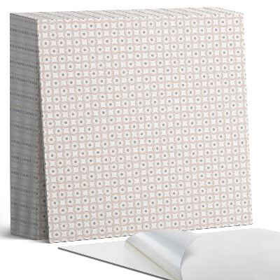 Samolepící dlaždice na podlahu Síťované kruhy v moderním stylu