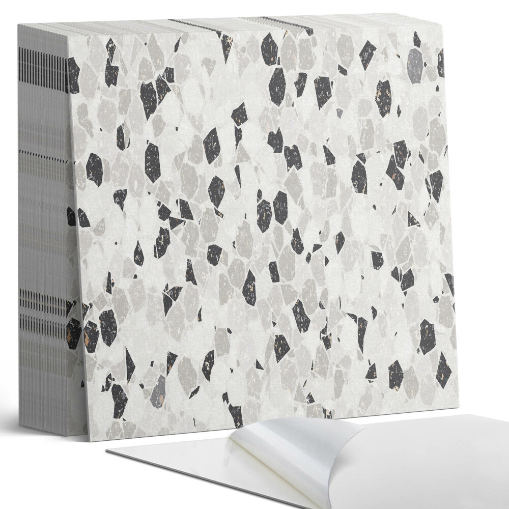 Samolepící dlaždice na podlahu Terakotový motiv s přírodními kameny