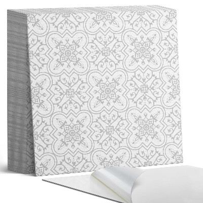 Vinylové dlaždice Dekorativní květinový vzor s ornamenty