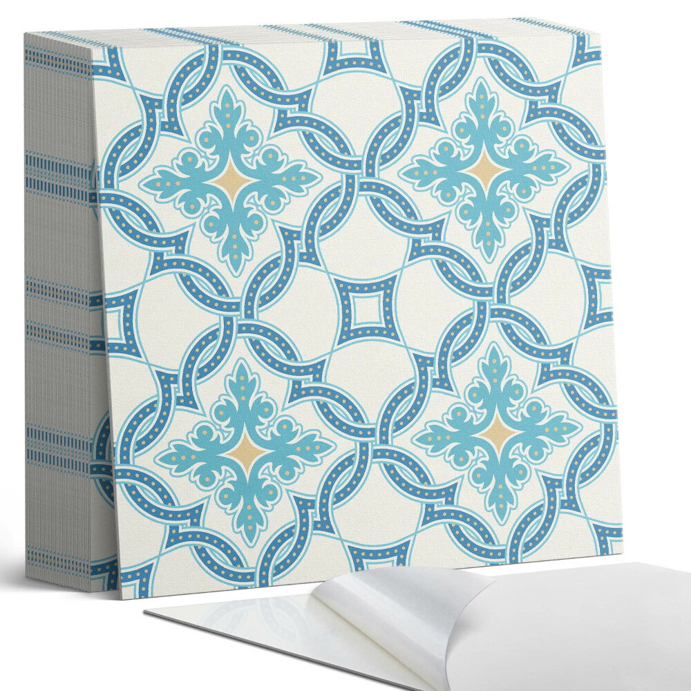 Samolepící dlaždice na podlahu Vzor ve stylu arabesky