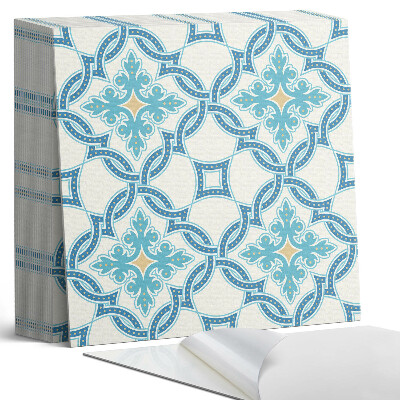 Samolepící dlaždice na podlahu Vzor ve stylu arabesky