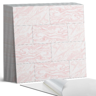 Samolepící dlaždice na podlahu Vlny v mramorovém vzoru