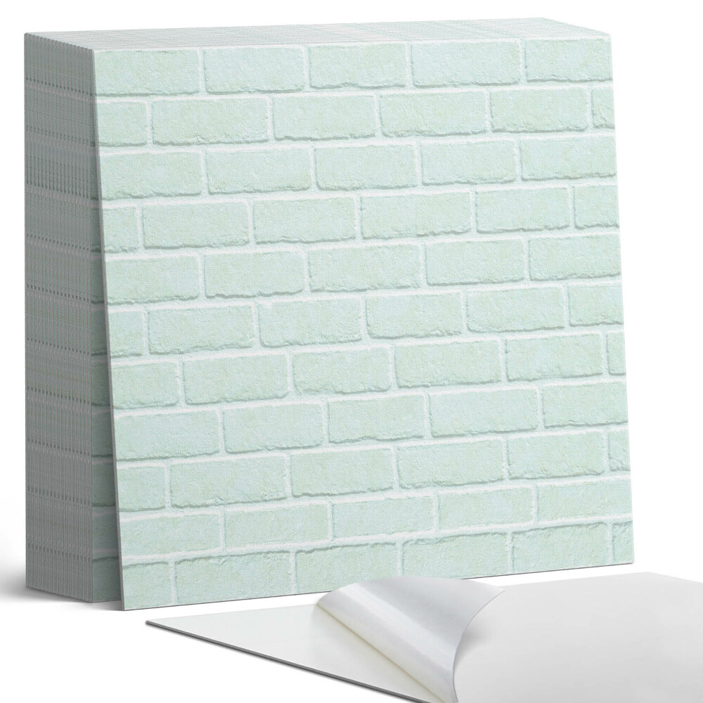 Samolepící dlaždice na podlahu Rustikální cihlový vzor