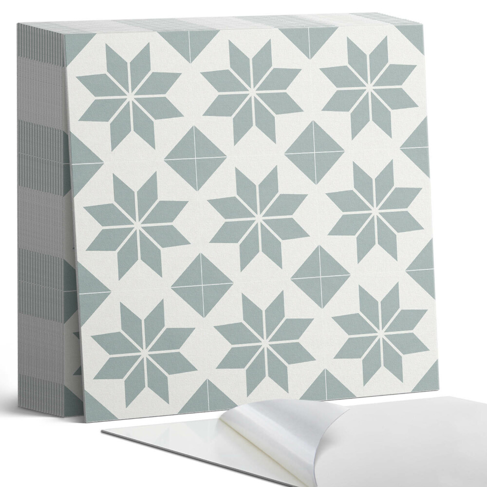 Vinylové dlaždice Geometrické květinové vzory