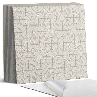 Vinylové dlaždice Geometrie s kruhy v moderní verzi