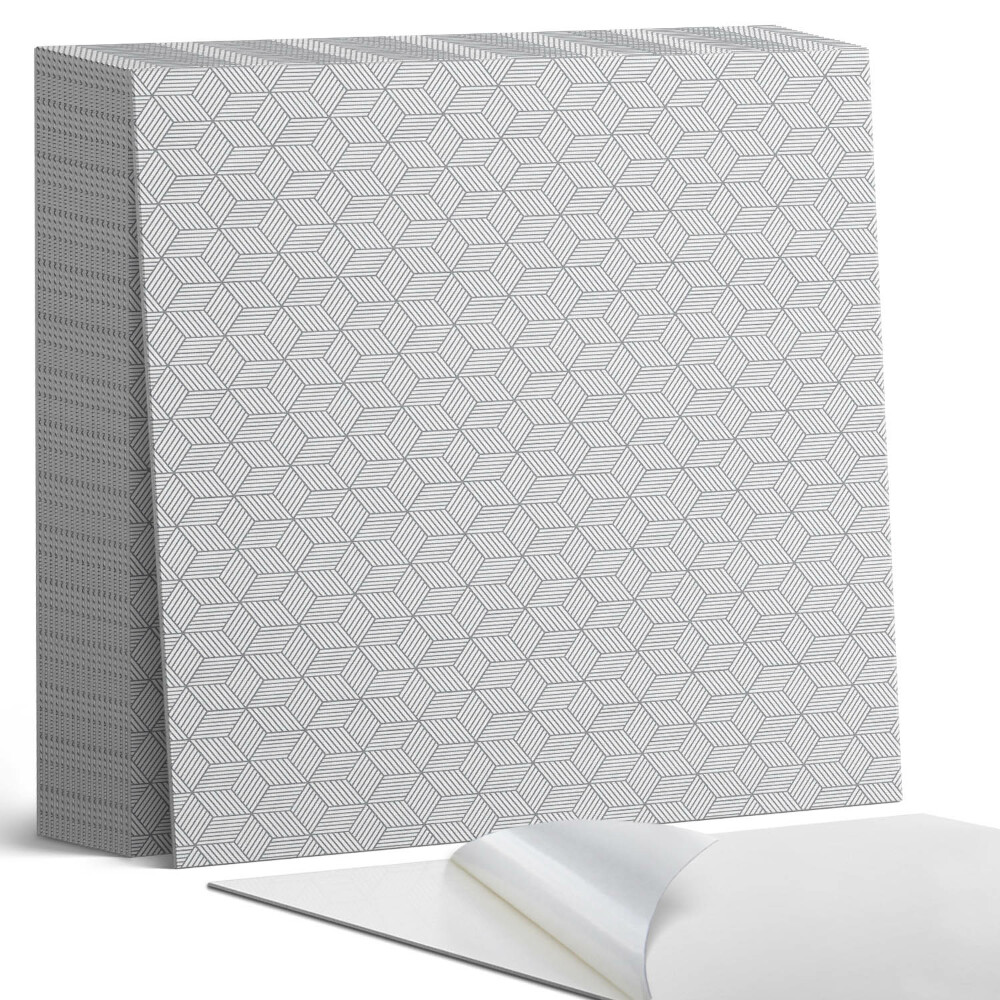 Vinylové dlaždice Motiv listu v šestiúhelníkovém uspořádání