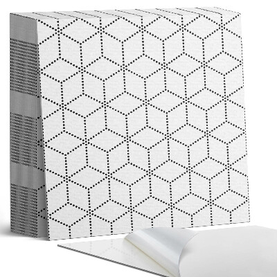 Samolepící dlaždice Šestiúhelníkový tečkový vzor