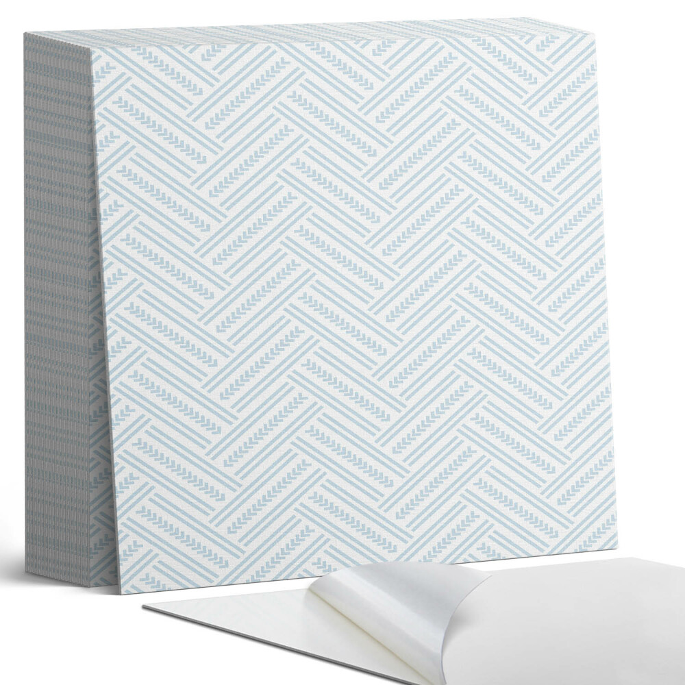 Vinylové dlaždice Cikcakový motiv s lineárními detaily