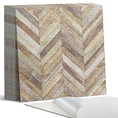 Samolepící dlaždice na podlahu Rybí kost desky na stylovém pozadí