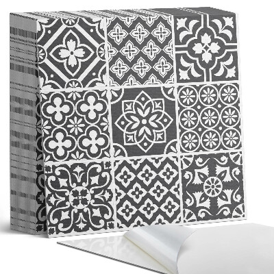 Samolepící dlaždice Dlaždicové vzory v geometrickém stylu