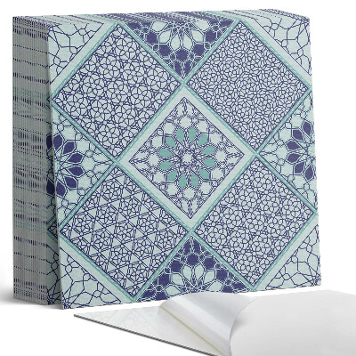 Samolepící dlaždice Geometrické vzory v mozaikové kompozici