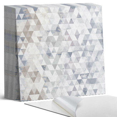 Samolepící dlaždice na podlahu Abstraktní trojúhelníkové tvary