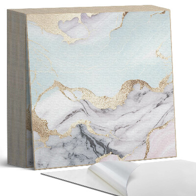 Samolepící dlaždice na podlahu Mramorový vzor v moderním stylu