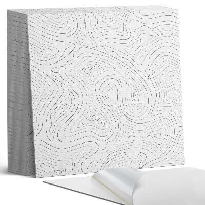 Samolepící dlaždice Abstraktní vlny v dynamických liniích