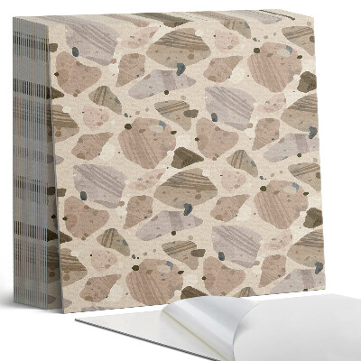 Samolepící dlaždice na podlahu Geometrie kamenných tvarů