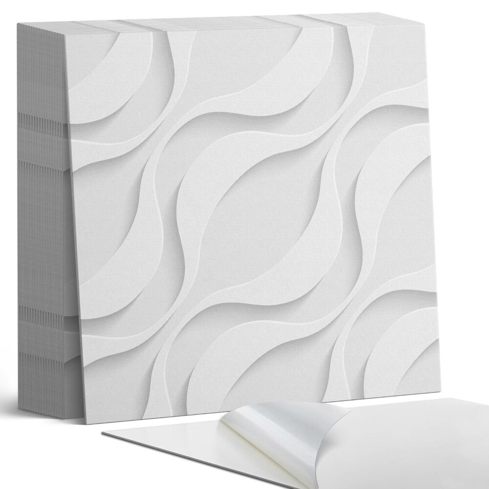 Samolepící dlaždice na podlahu Vlny v tekutém složení